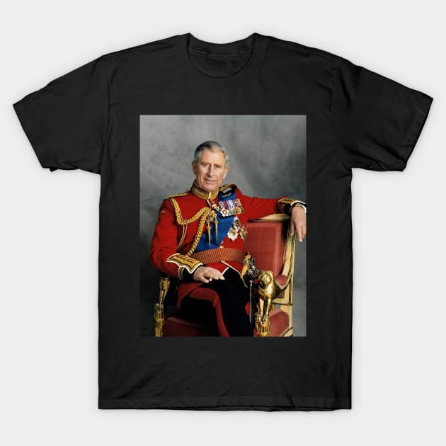 King Charles III T-Shirt by valentinahramov